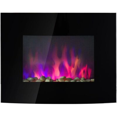 Unknown - Electric Wall Fireplace - Nero - Camino elettrico Unknown - Electric Wall Fireplace - Nero - Camino elettrico