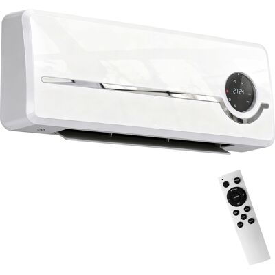 giordanoshop Stufa Elettrica Ceramica 2000W a Parete con 3 Modalità Riscaldamento Regolabile Timer e Telecomando Bianco... giordanoshop Stufa Elettrica Ceramica 2000W a Parete con 3 Modalità Riscaldamento Regolabile Timer e Telecomando Bianco...