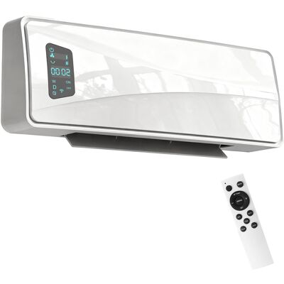 giordanoshop Stufa Ceramica 2000W a Parete con 3 Modalità Temperatura Regolabile Timer Telecomando Bianco... giordanoshop Stufa Ceramica 2000W a Parete con 3 Modalità Temperatura Regolabile Timer Telecomando Bianco...