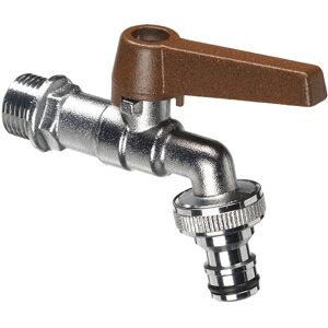 belfer Rubinetto a Sfera per Fontana da Giardino con Leva Colorata RUB/028 Ruggine... belfer Rubinetto a Sfera per Fontana da Giardino con Leva Colorata RUB/028 Ruggine...