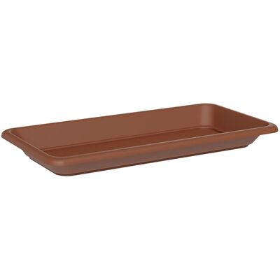 tera Sottovaso Rettangolare per Vaso a Cassettone Tikal Saucer Clay 82x36 cm in Plastica Argilla... tera Sottovaso Rettangolare per Vaso a Cassettone Tikal Saucer Clay 82x36 cm in Plastica Argilla...