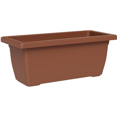 tera Vaso Rettangolare a Cassettone Outdoor Tikal Clay 52x30 cm in Plastica Argilla... tera Vaso Rettangolare a Cassettone Outdoor Tikal Clay 52x30 cm in Plastica Argilla...