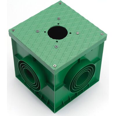 belfer Pozzetto per Fontana da Giardino 25x25x25 cm in PVC 42/POZ Verde Erba... belfer Pozzetto per Fontana da Giardino 25x25x25 cm in PVC 42/POZ Verde Erba...
