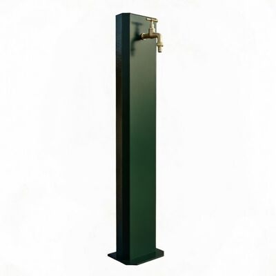 Fontana da Giardino - Design a Colonna Ovale - Verde Fontana da Giardino - Design a Colonna Ovale - Verde