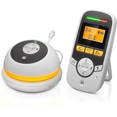 Motorola Babyphone Interfono Portatile con Luce Notturna Timer e Display LCD... Motorola Babyphone Interfono Portatile con Luce Notturna Timer e Display LCD...