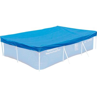 bestway Telo di Copertura per Piscine Rettangolari 400x211cm Blu... bestway Telo di Copertura per Piscine Rettangolari 400x211cm Blu...