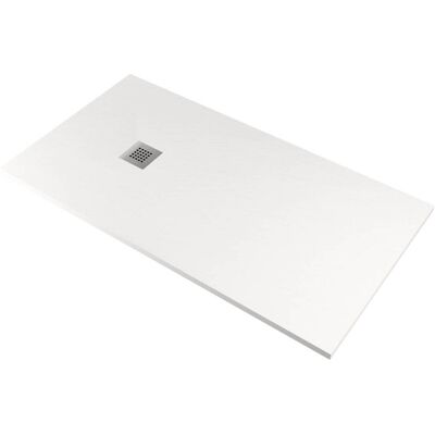 pedrinelli Piatto Doccia in Pietra 90x100 cm Ardesia Stone Side Bianco... pedrinelli Piatto Doccia in Pietra 90x100 cm Ardesia Stone Side Bianco...