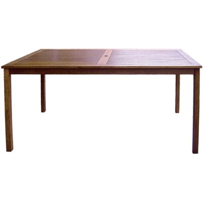 morel Tavolo Rettangolare da Giardino 150x90 cm in Legno di Acacia ... morel Tavolo Rettangolare da Giardino 150x90 cm in Legno di Acacia ...