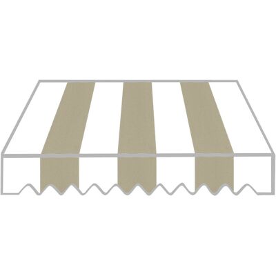 bauer Tenda da Sole a Caduta 3x2,5m Tessuto in Poliestere Disegno P2004... bauer Tenda da Sole a Caduta 3x2,5m Tessuto in Poliestere Disegno P2004...
