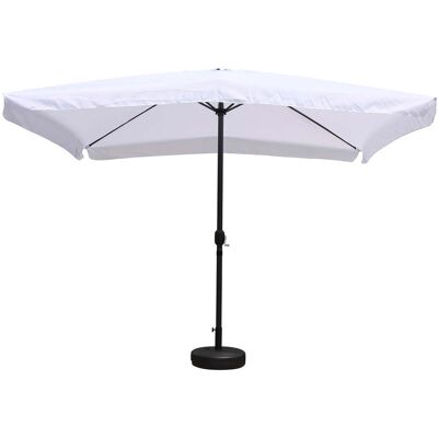 Ombrellone da Giardino Morel 2x3m - Metallo Bianco Ombrellone da Giardino Morel 2x3m - Metallo Bianco