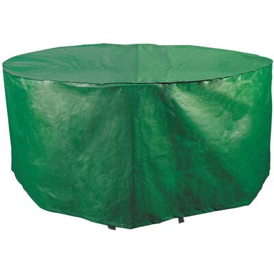 bauer Telo Impermeabile Ø125x70cm in Poliestere per Tavoli Tondi da Giardino Verde... bauer Telo Impermeabile Ø125x70cm in Poliestere per Tavoli Tondi da Giardino Verde...