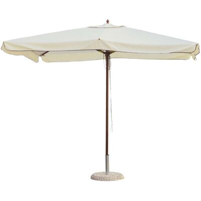 morel Ombrellone da Giardino 3x3 m Palo Ø48 mm in Legno Ecrù... morel Ombrellone da Giardino 3x3 m Palo Ø48 mm in Legno Ecrù...