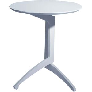 giordanoshop Tavolino Pieghevole da Salotto Ø43x51 cm in Legno Bianco... giordanoshop Tavolino Pieghevole da Salotto Ø43x51 cm in Legno Bianco...