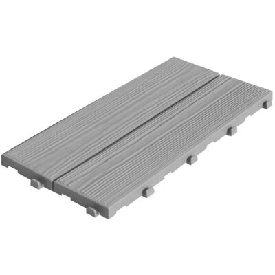 giordanoshop Set 14 Piastrelle Autobloccanti in Plastica Effetto Legno 37,7 x 18,6 cm da Interno o Esterno... giordanoshop Set 14 Piastrelle Autobloccanti in Plastica Effetto Legno 37,7 x 18,6 cm da Interno o Esterno...