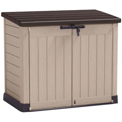 Keter - Store-it-Out Max - Beige - 1200L - Scatola di stoccaggio da giardino Keter - Store-it-Out Max - Beige - 1200L - Scatola di stoccaggio da giardino