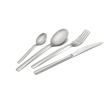 EME - Fashion Sabbiato - 24Pieces - 18/10 - Set di posate EME - Fashion Sabbiato - 24Pieces - 18/10 - Set di posate