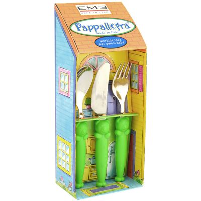 Eme Pappallegra Verde - Set posate Eme Pappallegra Verde - Set posate