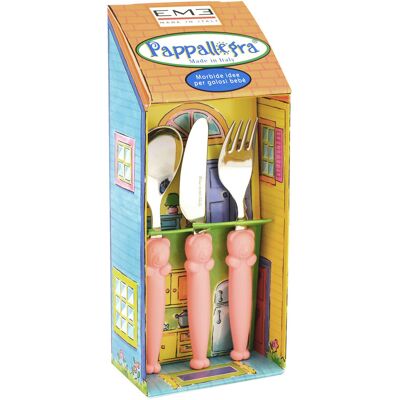 Eme - Pappallegra Rosa - Rosa - Set di posate Eme - Pappallegra Rosa - Rosa - Set di posate