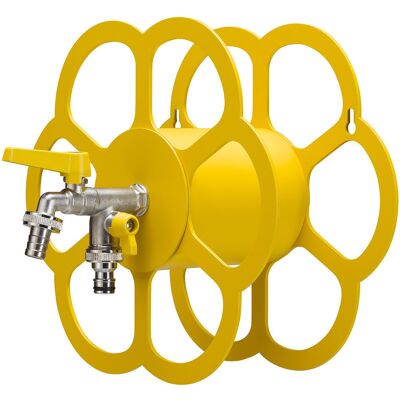 belfer Portatubo da Muro in Metallo con Rubinetto a Doppia Uscita 42/FR Giallo... belfer Portatubo da Muro in Metallo con Rubinetto a Doppia Uscita 42/FR Giallo...