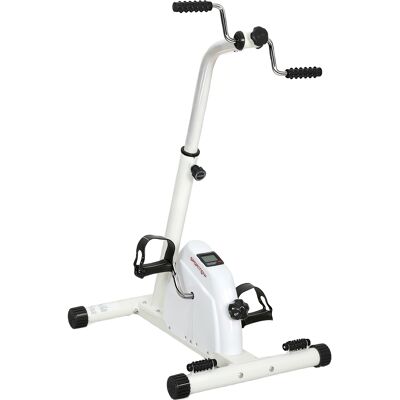giordanoshop Cyclette per Riabilitazione Braccia e Gambe con Altezza e Resistenza Regolabili Display LCD Bianco... giordanoshop Cyclette per Riabilitazione Braccia e Gambe con Altezza e Resistenza Regolabili Display LCD Bianco...