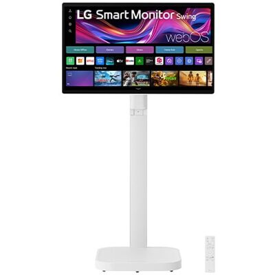 LG Swing Schermo personale da 32" Touch orientabile, base con rotelle, Wi-Fi, webOS - 32U889SA-W IT LG Swing Schermo personale da 32" Touch orientabile, base con rotelle, Wi-Fi, webOS - 32U889SA-W IT