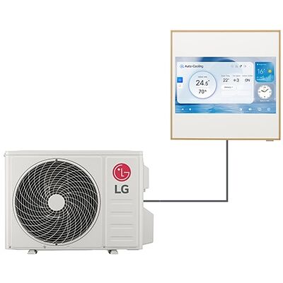 LG Condizionatore monosplit ARTCOOL Gallery LCD 9000 BTU Raffrescamento, Riscaldamento, Flusso aria 3D, Wi-Fi - A09GA2S IT LG Condizionatore monosplit ARTCOOL Gallery LCD 9000 BTU Raffrescamento, Riscaldamento, Flusso aria 3D, Wi-Fi - A09GA2S IT