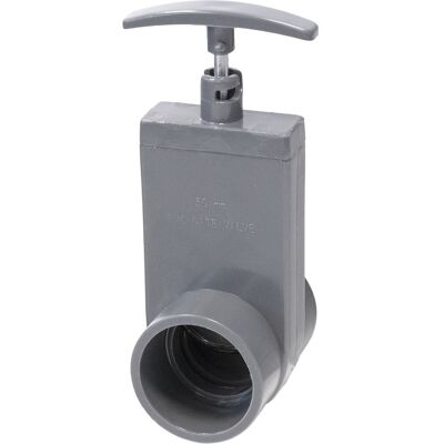 50 mm Osaga Saracinesca Valvola a Ghigliottina Scorrimento in PVC ad Incollare per Acquacultura Impianti di Filtraggio Laghetti Piscine Stagni Tubi 50 mm Osaga Saracinesca Valvola a Ghigliottina Scorrimento in PVC ad Incollare per Acquacultura Impianti di Filtraggio Laghetti Piscine Stagni Tubi