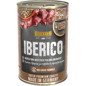 400 g Belcando Super Premium Lattina Alimento Cibo Umido Completo Naturale per Tutte le Razze di Cani con Maiale Iberico Ceci e Mirtilli Rossi 400 g Belcando Super Premium Lattina Alimento Cibo Umido Completo Naturale per Tutte le Razze di Cani con Maiale Iberico Ceci e Mirtilli Rossi