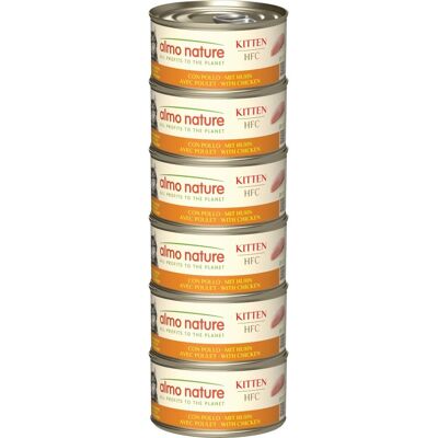 Almo Nature Cibo Umido per Gatti 70g - Naturale, Pollo, Multipack Almo Nature Cibo Umido per Gatti 70g - Naturale, Pollo, Multipack
