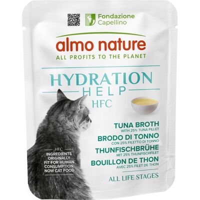 Almo Nature Cat Hydration Help 24x50g - Brodo di tonno Almo Nature Cat Hydration Help 24x50g - Brodo di tonno