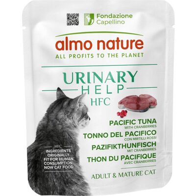 1 x 50 g Almo Nature HFC Urinary Help Cibo Alimento Umido Monoproteico per Vie Urinarie Gatti con Tonno del Pacifico e Mirtilli Rossi Gluten Free 1 x 50 g Almo Nature HFC Urinary Help Cibo Alimento Umido Monoproteico per Vie Urinarie Gatti con Tonno del Pacifico e Mirtilli Rossi Gluten Free