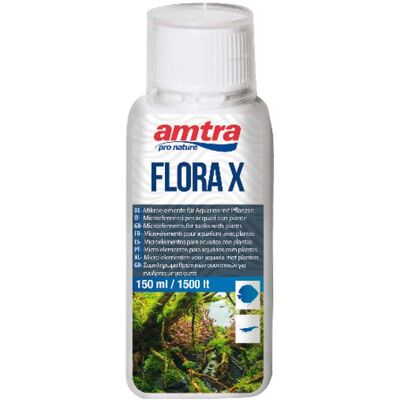 Amtra Flora X Integratore di Ferro e Microelementi per Crescita Rigogliosa Piante Acquario 150 ml Amtra Flora X Integratore di Ferro e Microelementi per Crescita Rigogliosa Piante Acquario 150 ml