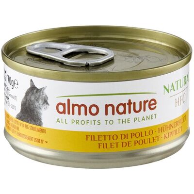 Almo Nature HFC Natural Cat Filetto di Pollo 70 g Alimento Umido per Gatti Adulti Almo Nature HFC Natural Cat Filetto di Pollo 70 g Alimento Umido per Gatti Adulti