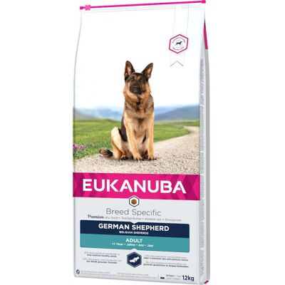 12 kg Eukanuba Breed Specific Alimento Cibo Secco Crocchette Croccantini per Pastori Tedeschi Adulti Ricco di Pollo Fresco 12 kg Eukanuba Breed Specific Alimento Cibo Secco Crocchette Croccantini per Pastori Tedeschi Adulti Ricco di Pollo Fresco