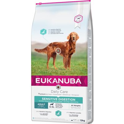 12 kg Eukanuba Daily Care Alimento Cibo Secco Crocchette Croccantini per Cani Adulti con Difficoltà Digestive Ricco di Pollo Fresco 12 kg Eukanuba Daily Care Alimento Cibo Secco Crocchette Croccantini per Cani Adulti con Difficoltà Digestive Ricco di Pollo Fresco