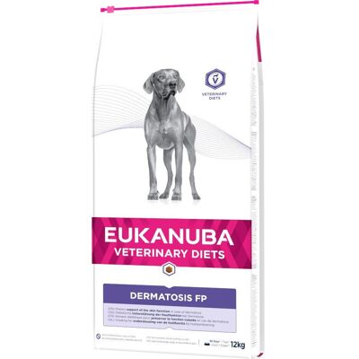 12 kg Eukanuba Veterinary Diets Dermatosis Cibo Secco per Cani Adulti in Caso di Dermatosi Perdita di Pelo e Intolleranze Alimentari con Pesce 12 kg Eukanuba Veterinary Diets Dermatosis Cibo Secco per Cani Adulti in Caso di Dermatosi Perdita di Pelo e Intolleranze Alimentari con Pesce