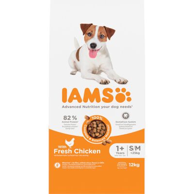Iams Secco Cane Adulto Small & Medium Pollo 12 kg Iams Secco Cane Adulto Small & Medium Pollo 12 kg