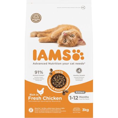 Iams Secco Gatto Kitten Pollo 3 kg Iams Secco Gatto Kitten Pollo 3 kg