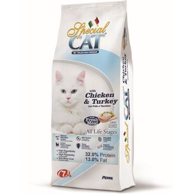 7 kg Monge Special Cat Alimento Completo e Bilanciato Cibo Secco Crocchette Croccantini per Gatti Adulti di Tutte le Età con Pollo e Tacchino 7 kg Monge Special Cat Alimento Completo e Bilanciato Cibo Secco Crocchette Croccantini per Gatti Adulti di Tutte le Età con Pollo e Tacchino