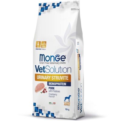 12 kg Monge VetSolution Secco Cane Urinary Struvite Alimento Dietetico Cibo Crocchette Croccantini per la Dissoluzione di Calcoli a Base di Struvite 12 kg Monge VetSolution Secco Cane Urinary Struvite Alimento Dietetico Cibo Crocchette Croccantini per la Dissoluzione di Calcoli a Base di Struvite