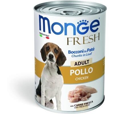 Monge Brand Cibo per Cani Adulti Pollo - 0,4 Kg Lattina Monge Brand Cibo per Cani Adulti Pollo - 0,4 Kg Lattina