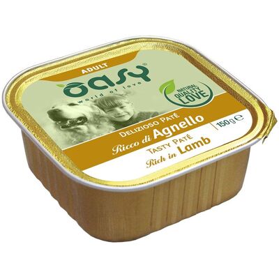 Wonderfood Oasy Paté Umido di Agnello per Cani - Cibo per cani Wonderfood Oasy Paté Umido di Agnello per Cani - Cibo per cani