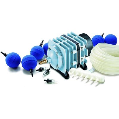 COMPRESSORE D'ARIA OSSIGENATORE LAGHETTO ACQUARIO OSAGA SET LK-35 30 LITRI AL MINUTO COMPRESSORE D'ARIA OSSIGENATORE LAGHETTO ACQUARIO OSAGA SET LK-35 30 LITRI AL MINUTO
