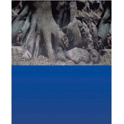 SuperFish Sfondo Acquario Roots/Blu - Poster di Sfondo per Acquario SuperFish Sfondo Acquario Roots/Blu - Poster di Sfondo per Acquario