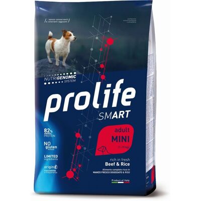 Prolife Cibo per Cani Smart Mini Manzo Riso Prolife Cibo per Cani Smart Mini Manzo Riso