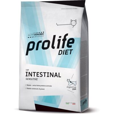 5 kg Prolife Diet Intestinal Sensitive Alimento Completo Dietetico Cibo Secco Crocchette Croccantini per Gatti Adulti con Maiale 5 kg Prolife Diet Intestinal Sensitive Alimento Completo Dietetico Cibo Secco Crocchette Croccantini per Gatti Adulti con Maiale