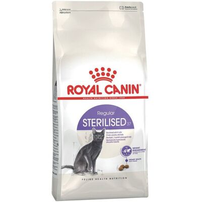 2 kg Royal Canin Sterilised 37 Alimento Cibo Secco Crocchette Croccantini per Gatti Sterilizzati (da 1 a 7 Anni di Età) Gusto Pollo 2 kg Royal Canin Sterilised 37 Alimento Cibo Secco Crocchette Croccantini per Gatti Sterilizzati (da 1 a 7 Anni di Età) Gusto Pollo