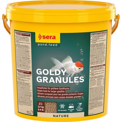 Sera Goldy Gran Nature 10 L Cibo per pesci - Granuli galleggianti completi Sera Goldy Gran Nature 10 L Cibo per pesci - Granuli galleggianti completi