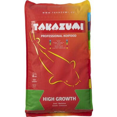 Takazumi High Growth 10 kg 4,5 mm Mangime Carpe Koi Galleggiante per Crescita Takazumi High Growth 10 kg 4,5 mm Mangime Carpe Koi Galleggiante per Crescita