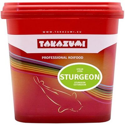 Takazumi Sturgeon 1,5 kg 4,5 mm Mangime in Pellet Affondante per Storioni da Laghetto Takazumi Sturgeon 1,5 kg 4,5 mm Mangime in Pellet Affondante per Storioni da Laghetto